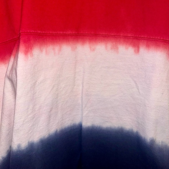 US Capitol Spirit Jerseys Tie-Die Red White & Blue Long Sleeve Shirt (Size L) - Picture 4 of 5